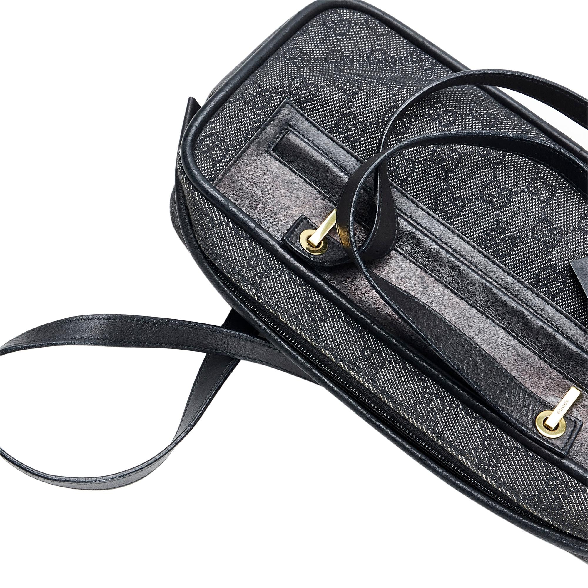 Gucci GG Denim Shoulder Bag (SHG-PBERuM)