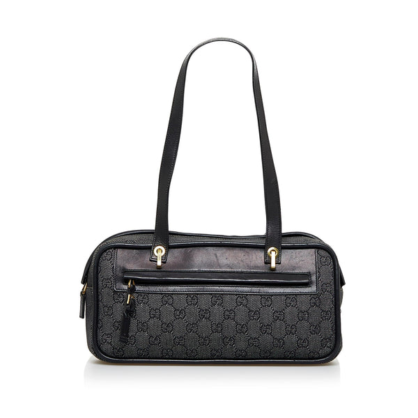 Gucci GG Denim Shoulder Bag (SHG-PBERuM)