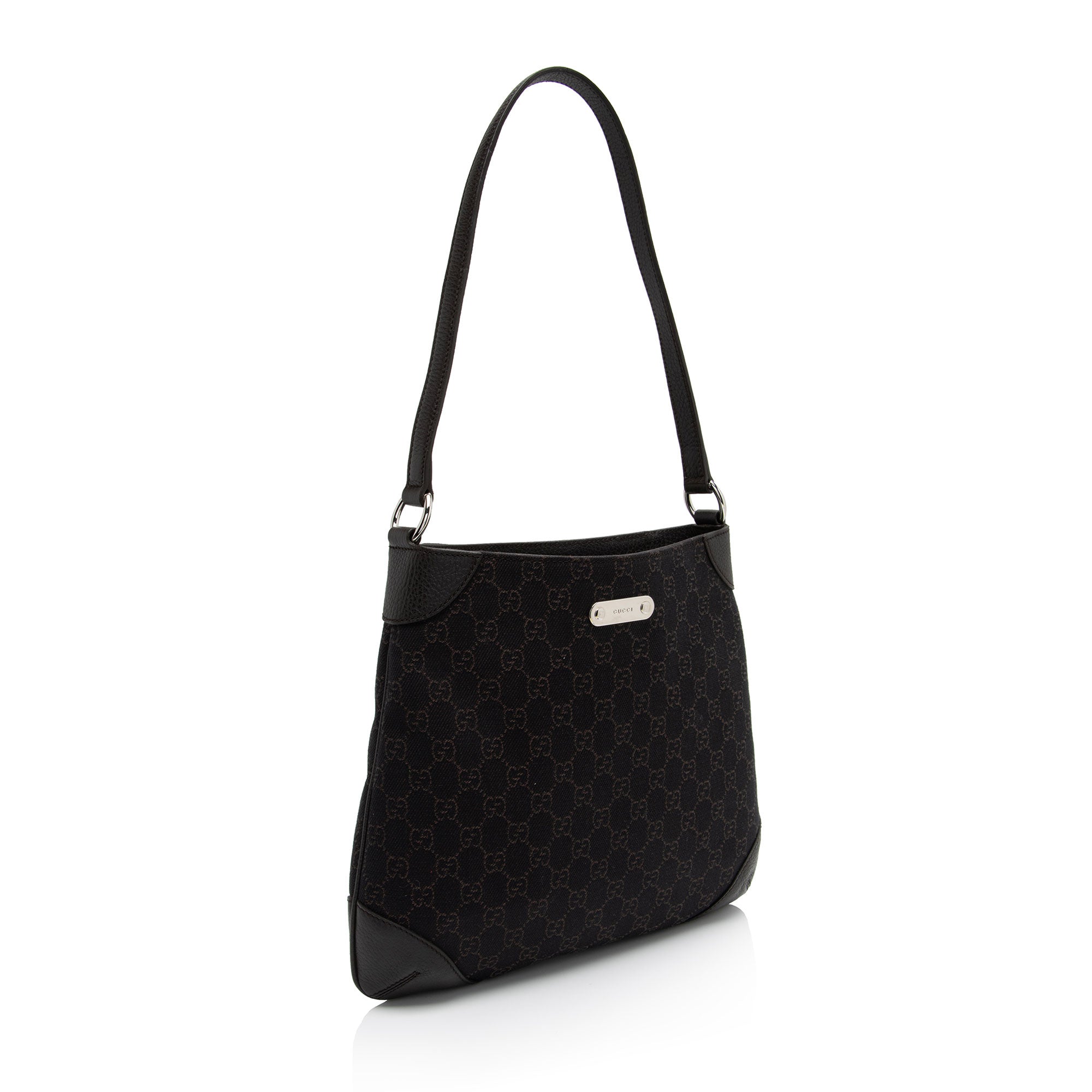 Gucci GG Denim Shoulder Bag (SHF-mP1GGZ)