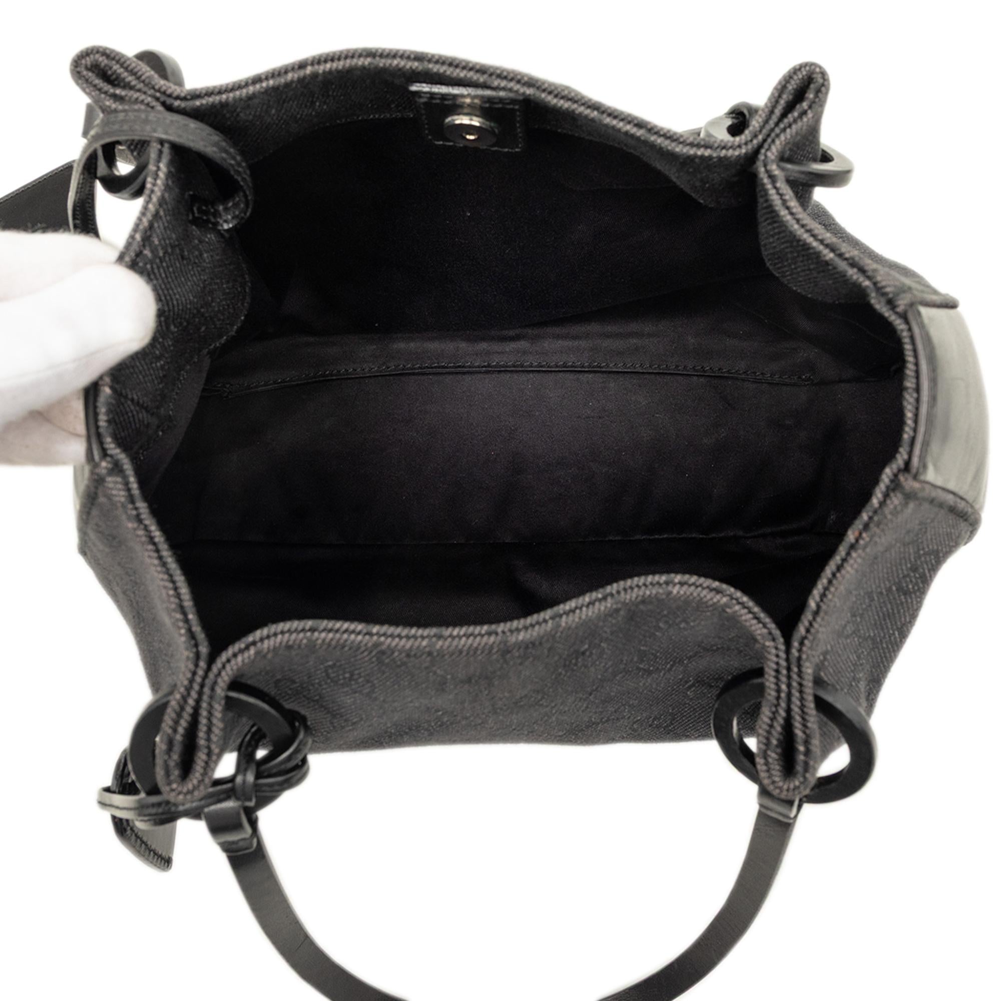 Gucci GG Denim Shoulder Bag