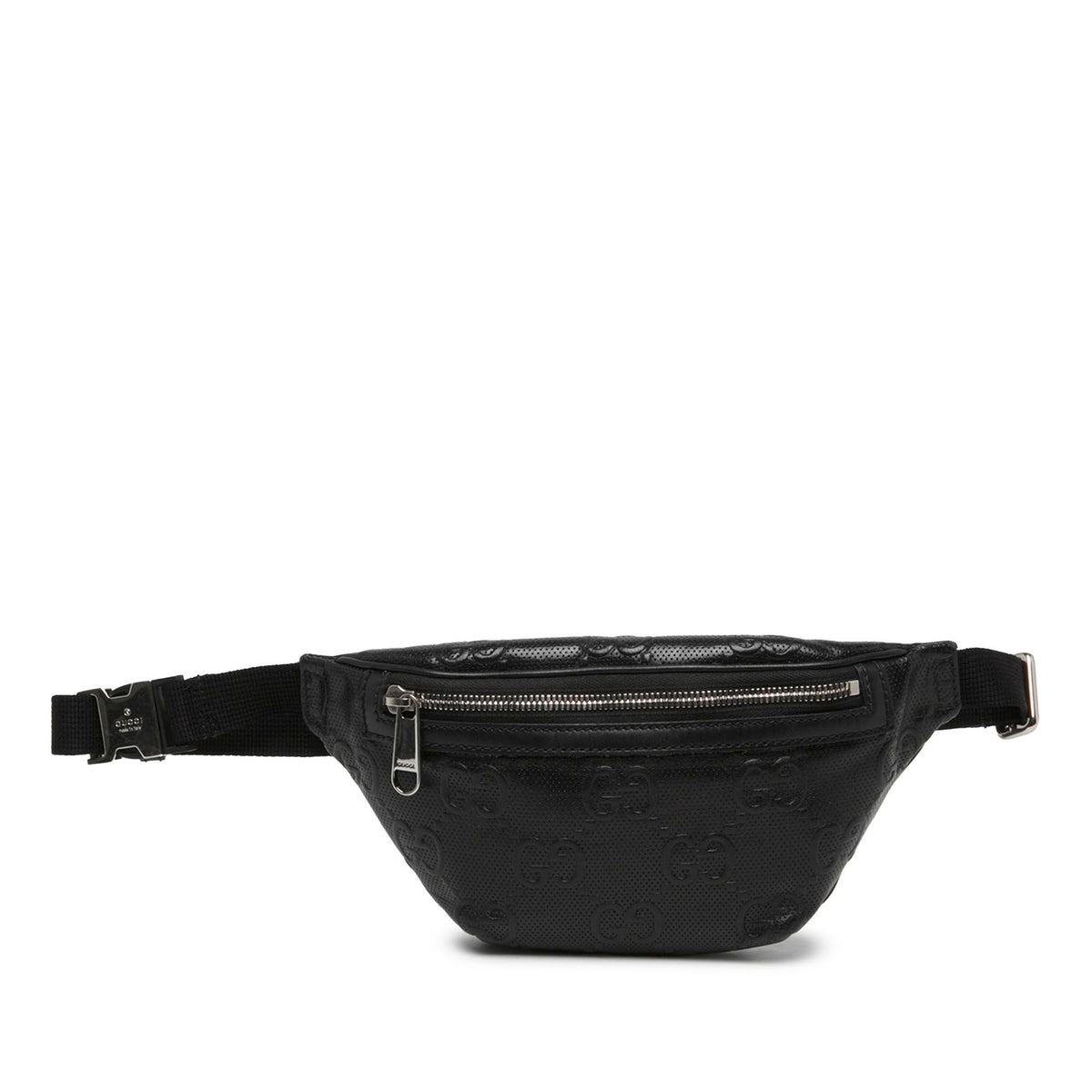 Gucci GG Embossed Perforated Calfskin Belt Bag