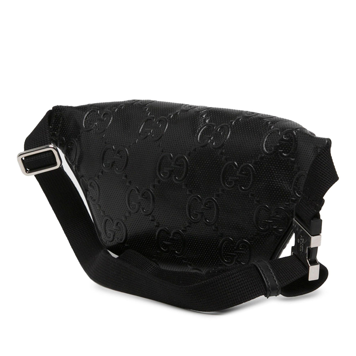 Gucci GG Embossed Perforated Calfskin Belt Bag