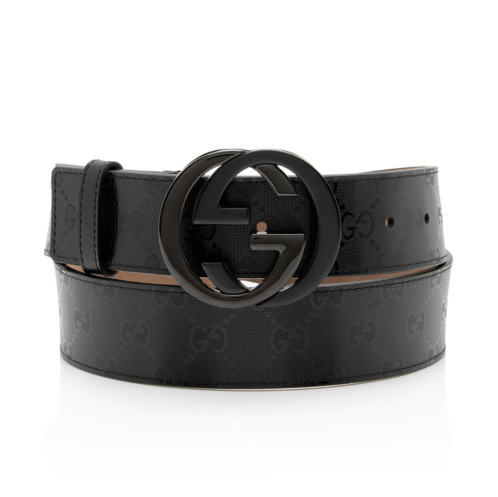 Gucci GG Interlock Logo Belt