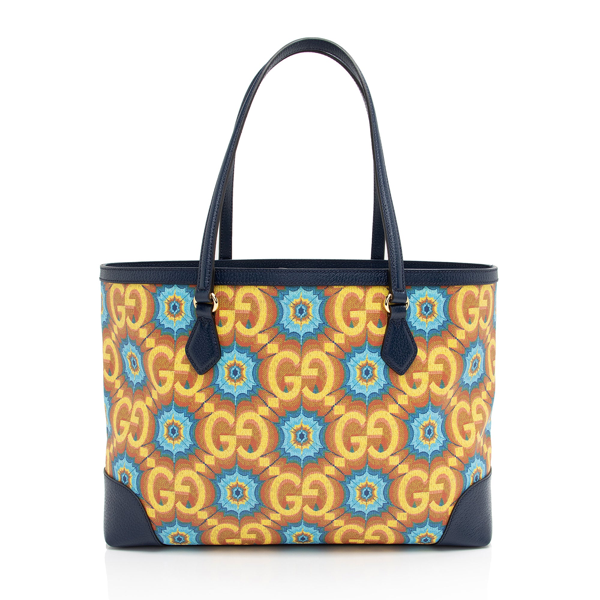 Gucci GG Kaleidoscope Canvas 100th Anniversary Medium Tote (SHF-vURevc)