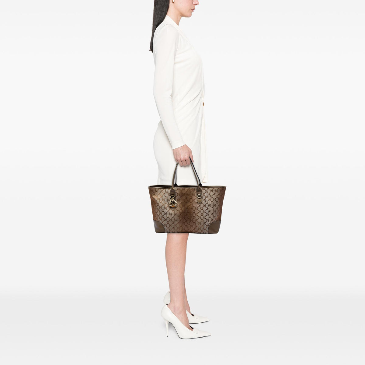 Gucci GG Lurex Heart Bit Tote