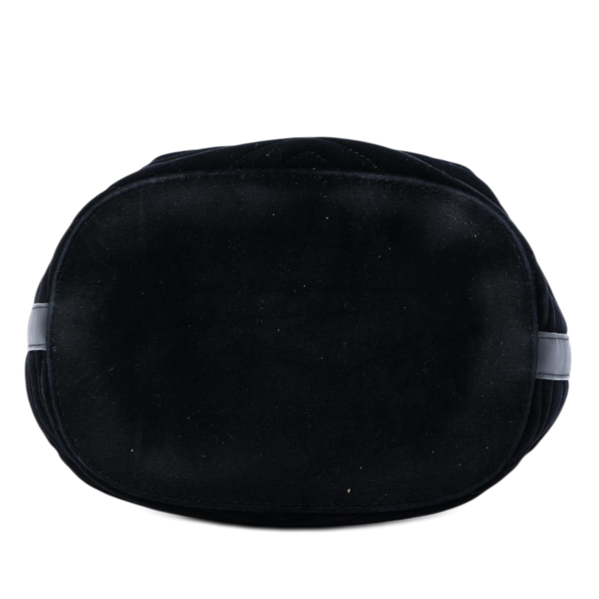 Gucci GG Marmont 2.0 Matelasse Velvet Bucket Bag