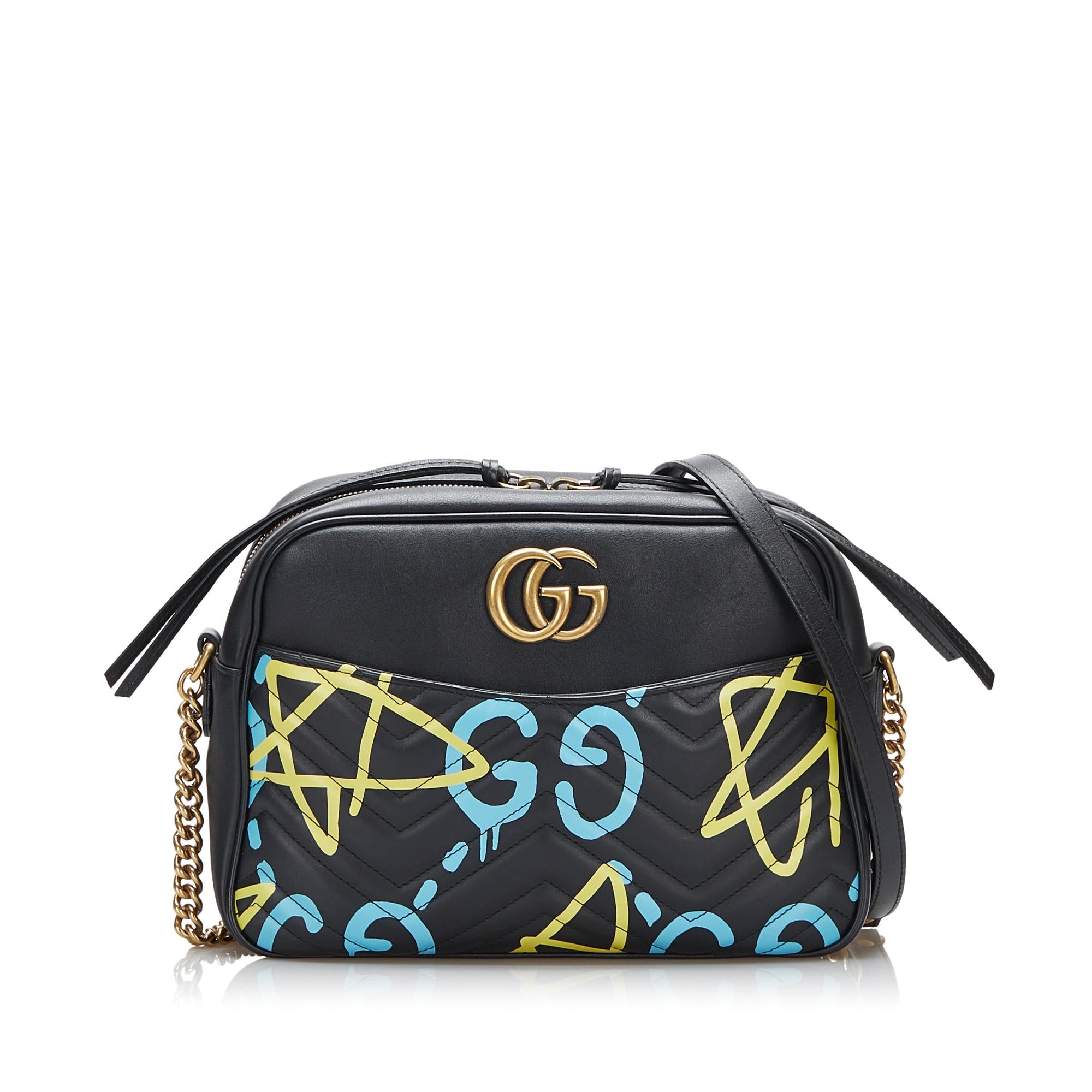 Gucci GG Marmont Ghost Crossbody Bag (SHG-1BAj04)