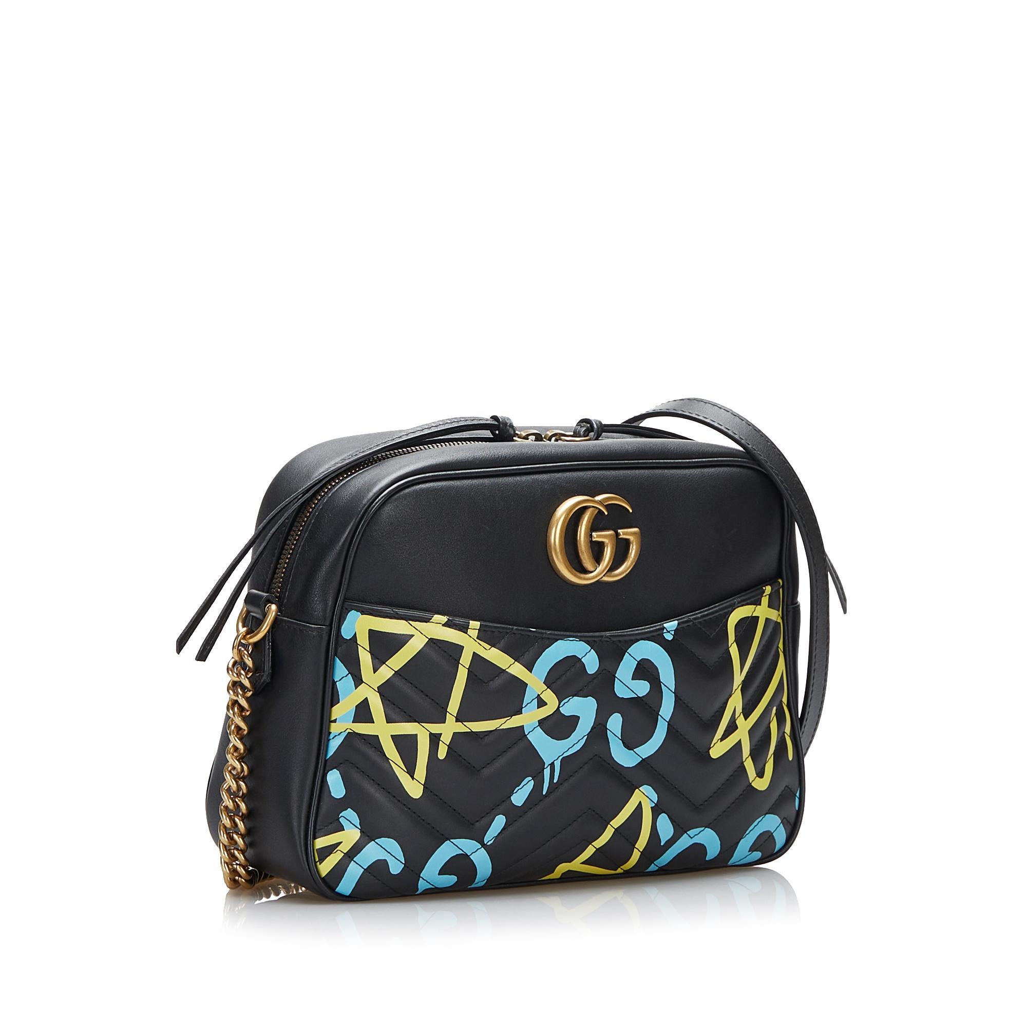 Gucci GG Marmont Ghost Crossbody Bag (SHG-1BAj04)