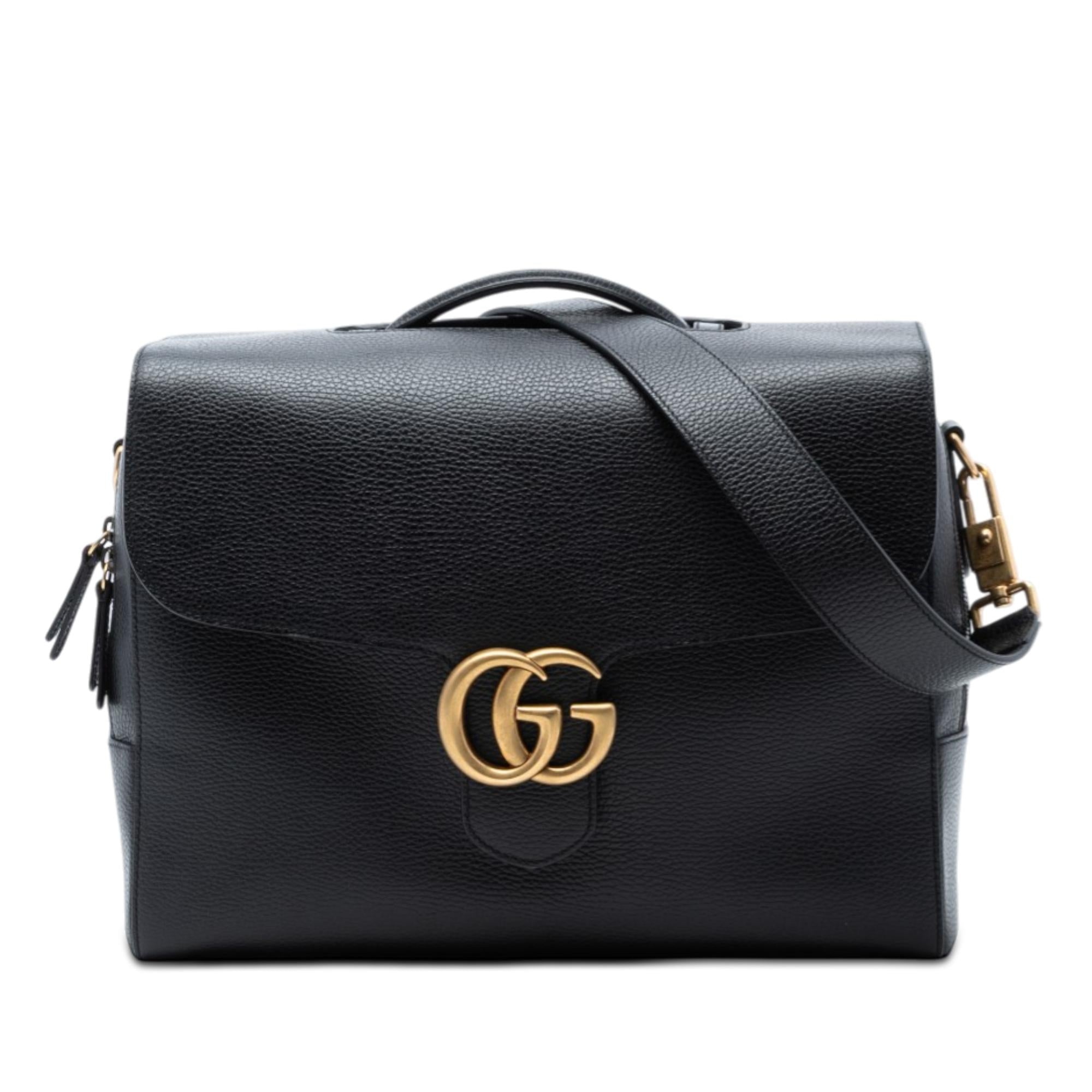 Gucci GG Marmont Leather Briefcase