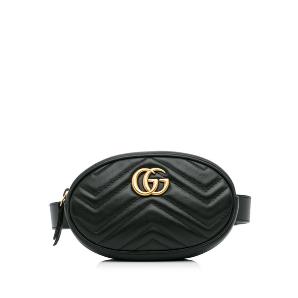 Gucci GG Marmont Matelasse Belt Bag (SHG-zarcVL)
