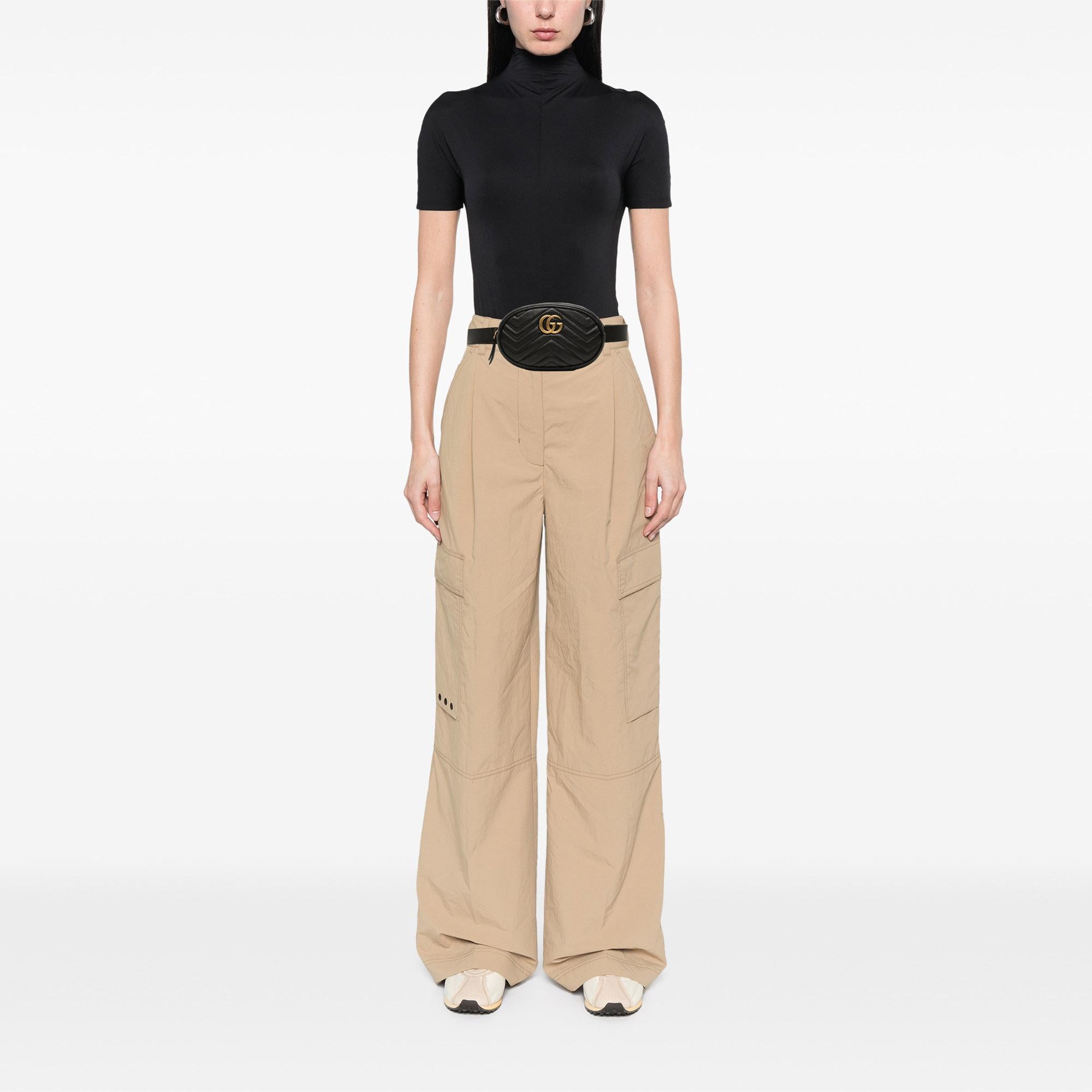 Gucci GG Marmont Matelasse Calfskin Belt Bag