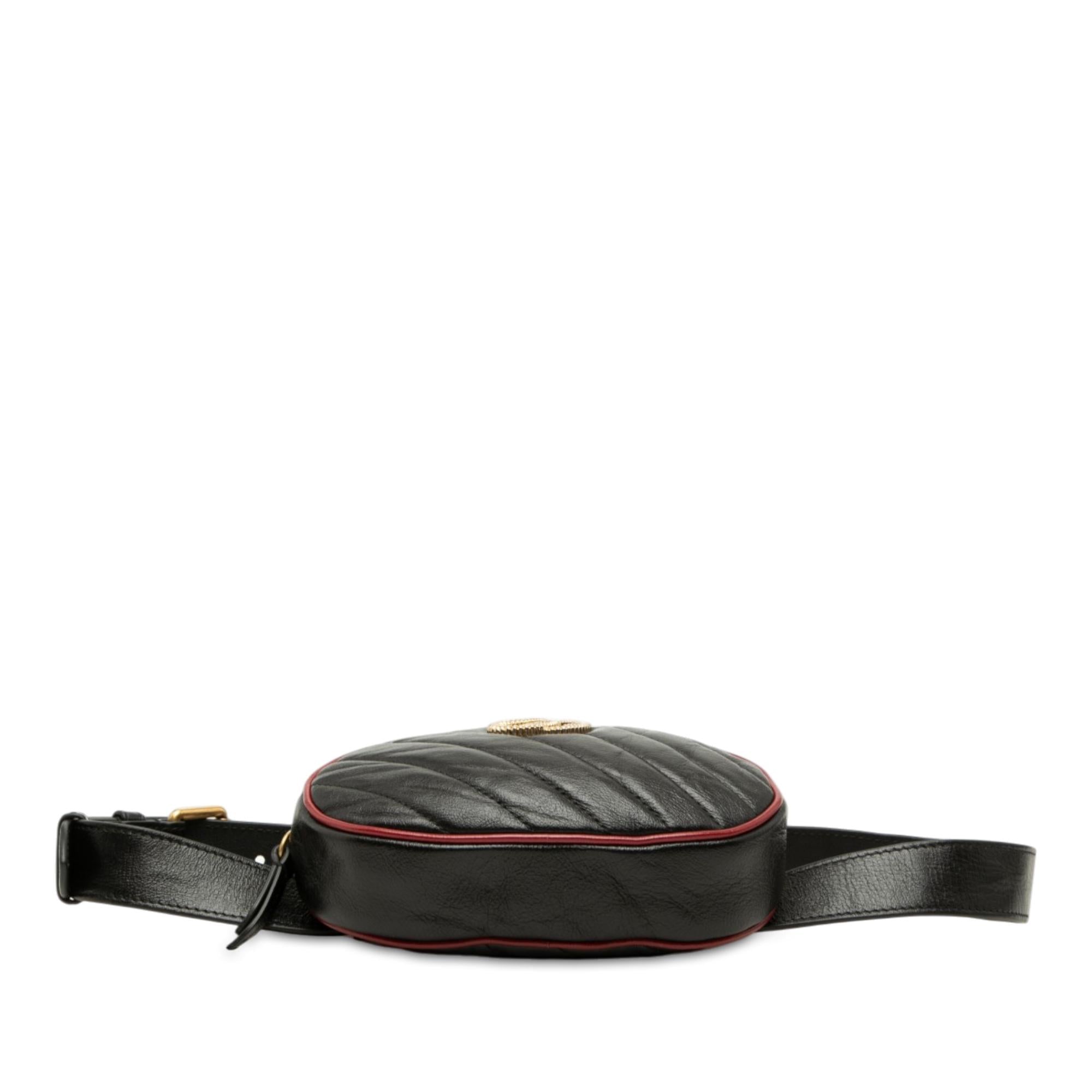 Gucci GG Marmont Matelasse Calfskin Torchon Belt Bag