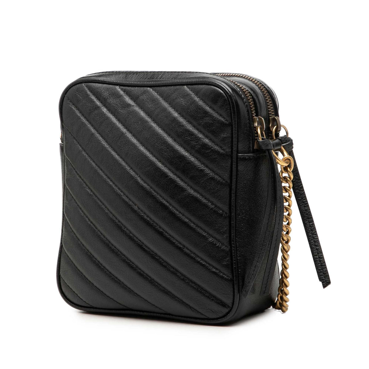 Gucci GG Marmont Matelasse Leather Double Zip Crossbody