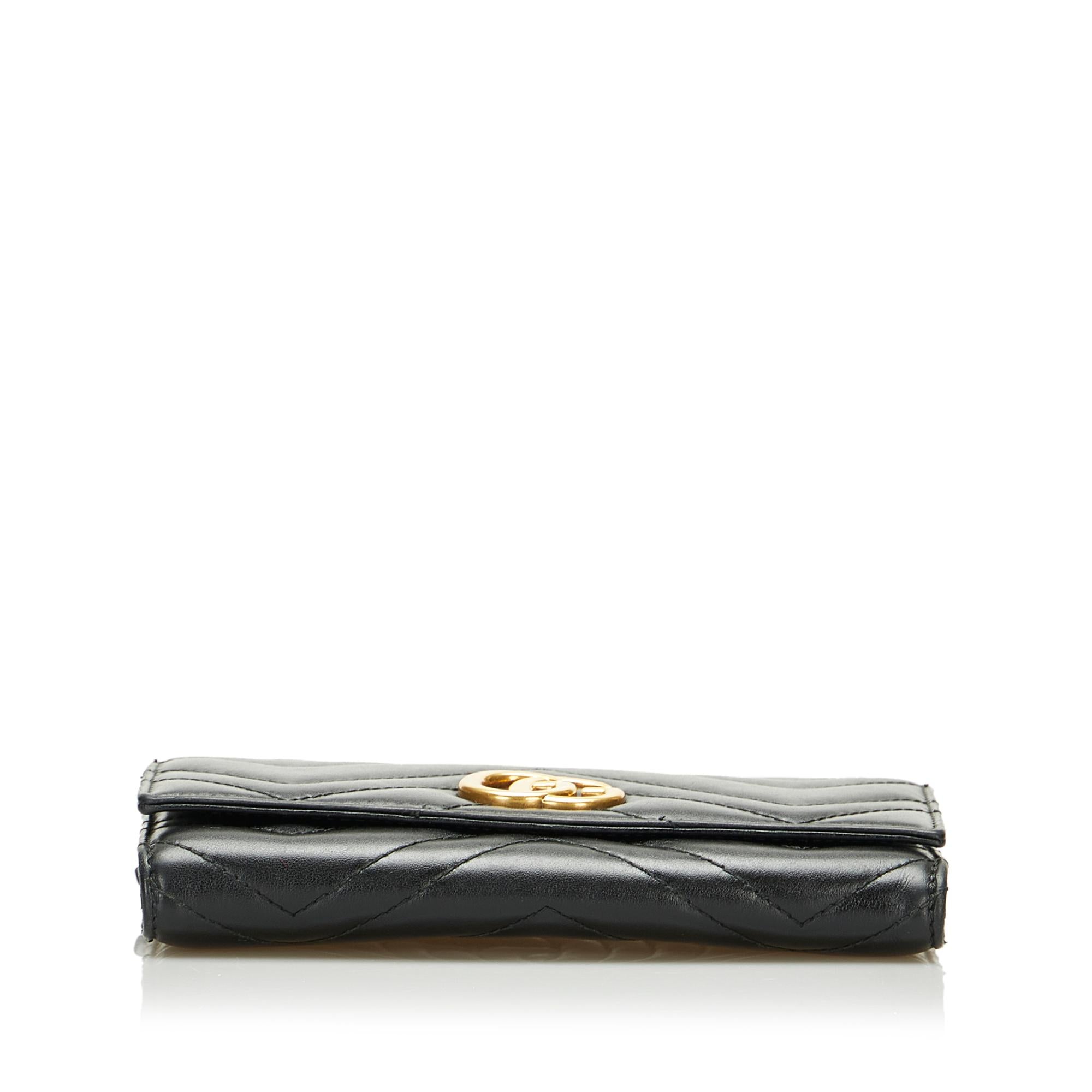 Gucci GG Marmont Matelasse Long Wallet (SHG-HSwh8O)