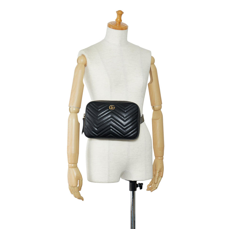 Gucci gg marmont matelassé belt bag best sale