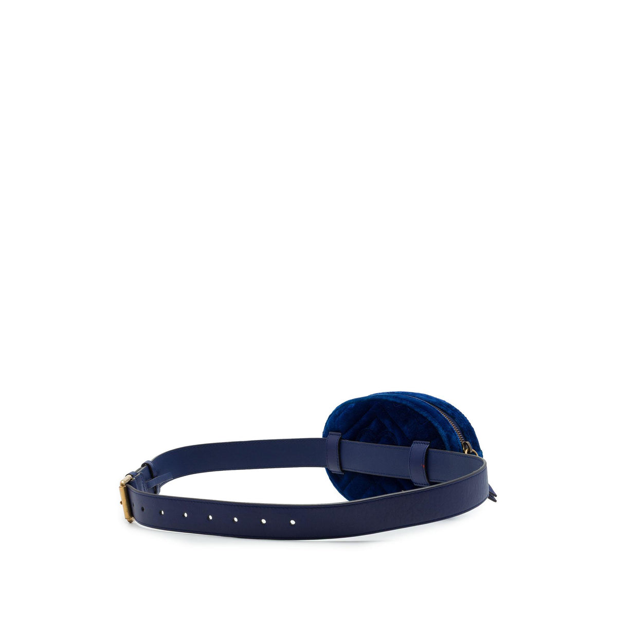 Gucci GG Marmont Matelasse Velvet Belt Bag