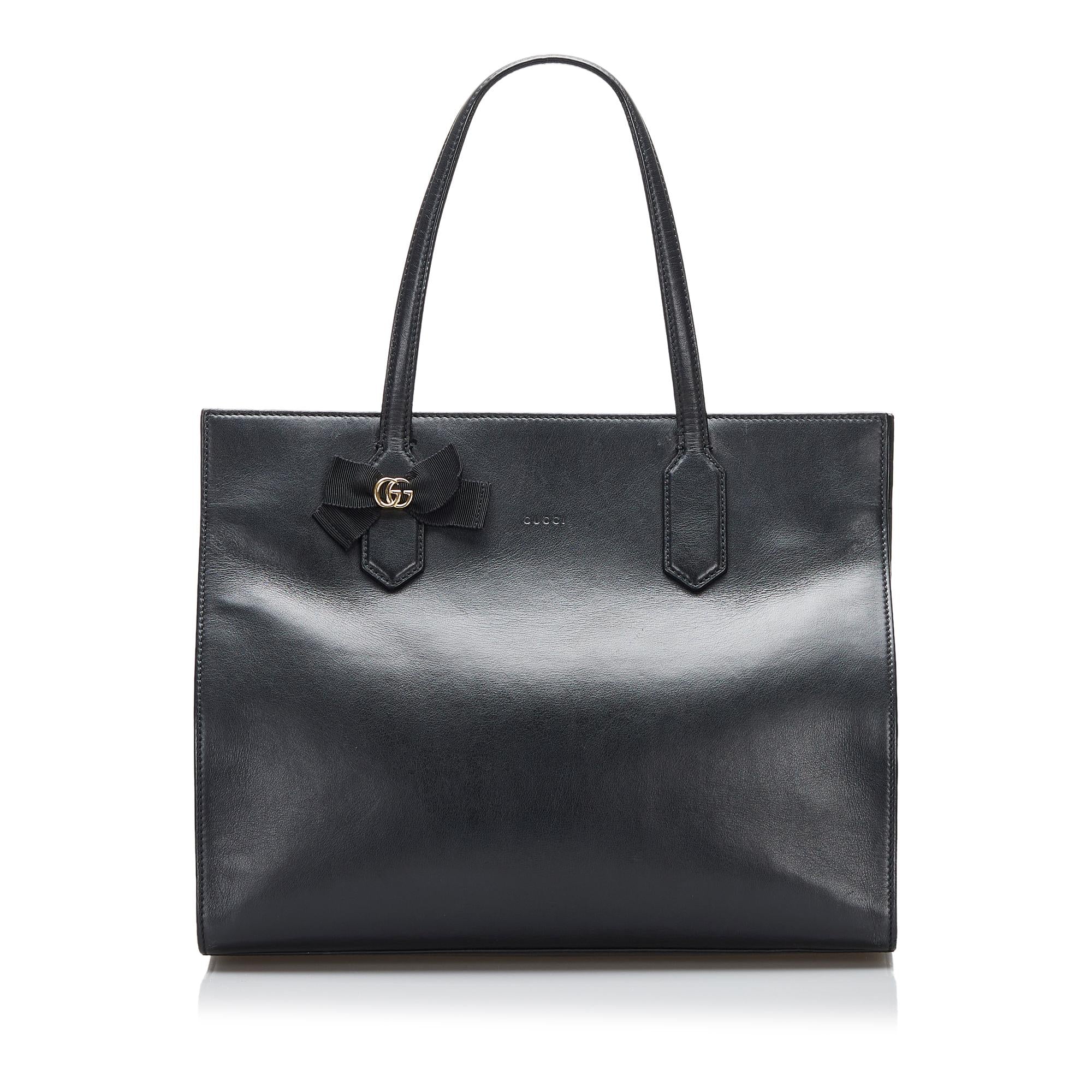 Gucci GG Marmont Ribbon Tote (SHG-VJBeBV)