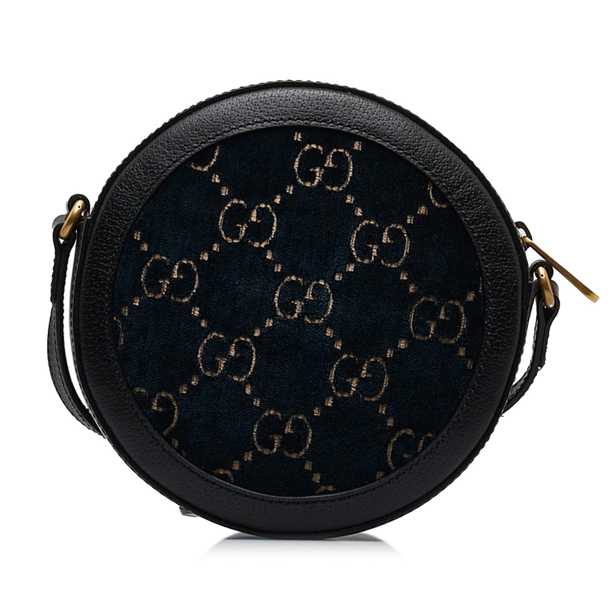 Gucci GG Marmont Round Velvet Crossbody Bag (SHG-dhtY0e)