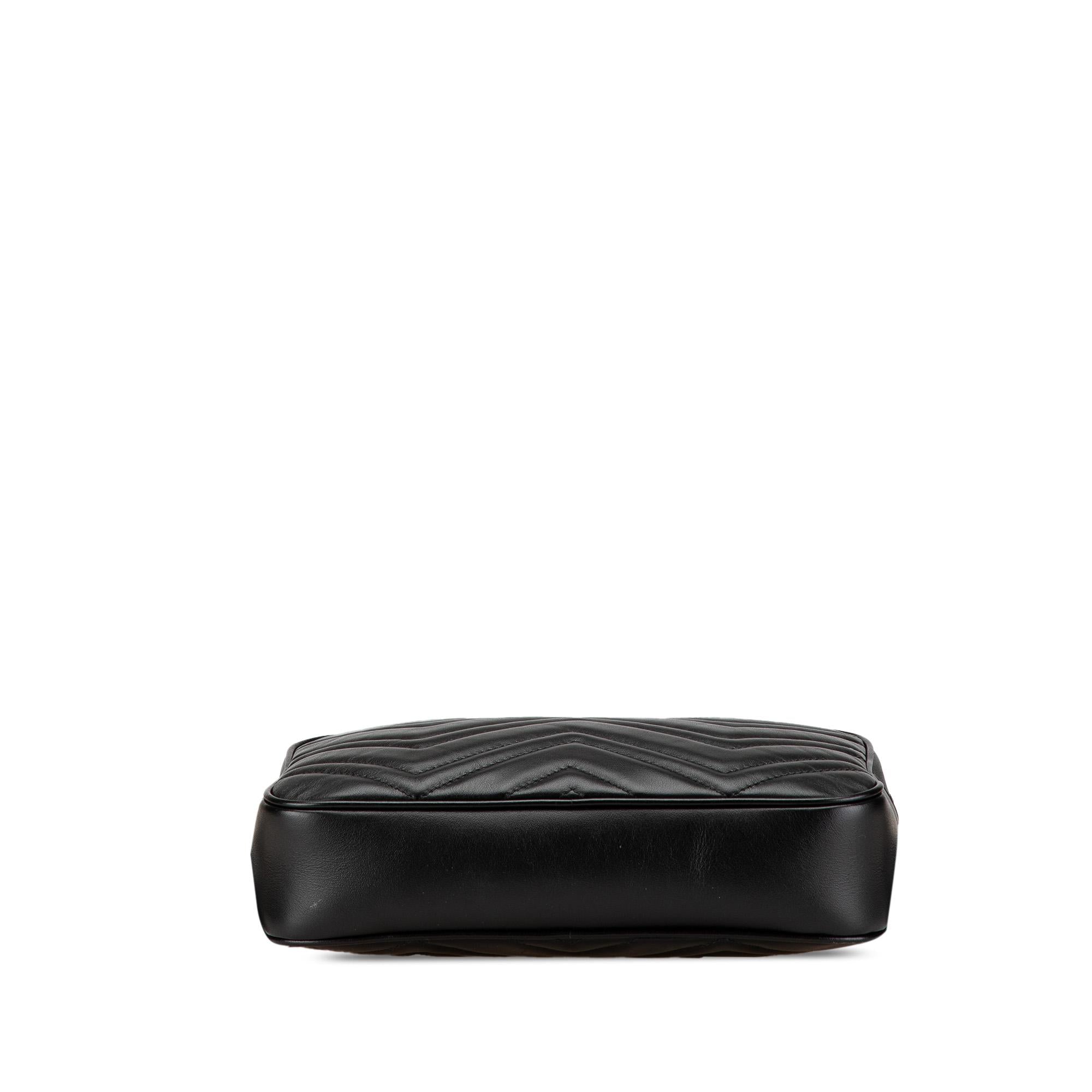 Gucci GG Marmont Square Leather Matelasse Belt Bag