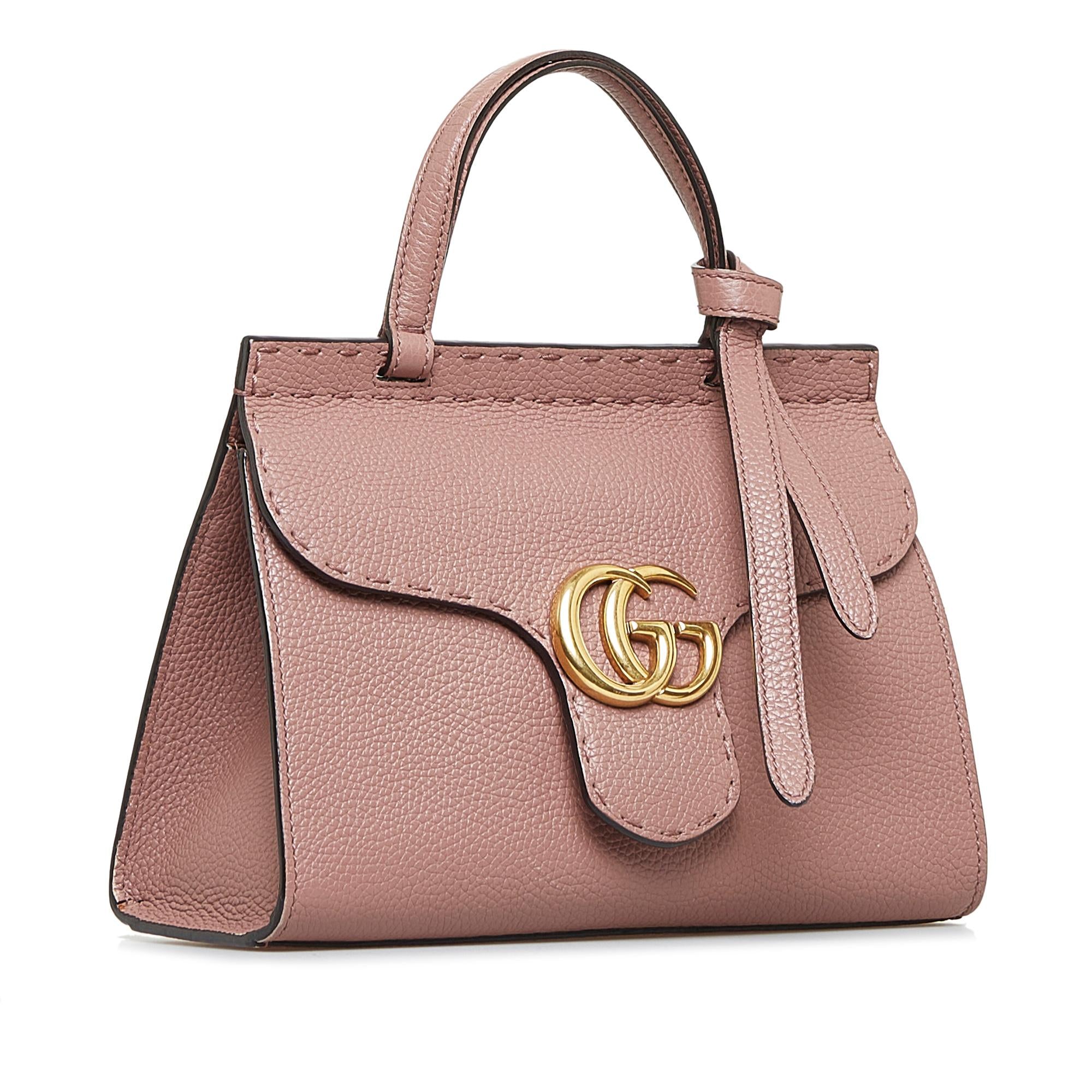 Gucci GG Marmont Top Handle Satchel SHG oUXOOS