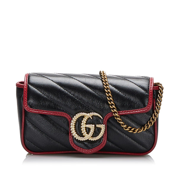 Gucci GG Marmont Torchon Crossbody Bag (SHG-K8PklR)