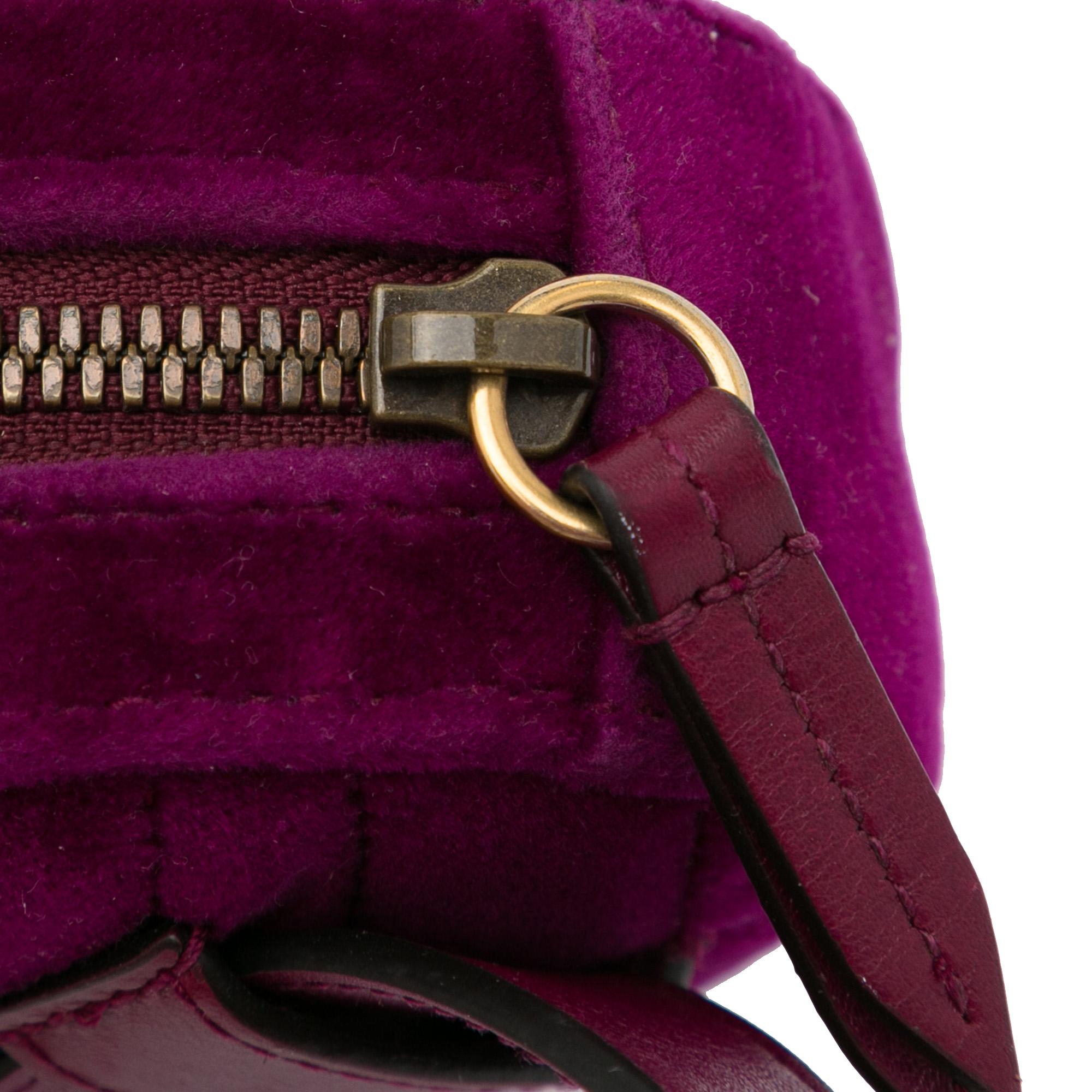 Gucci GG Marmont Velvet Belt Bag (SHG-NELUgw)