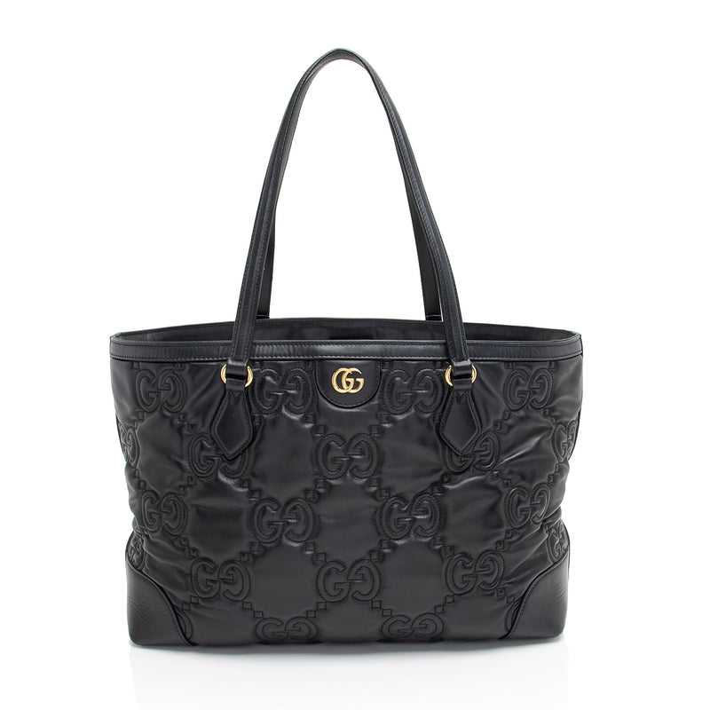 Gucci Jumbo GG Matelasse Medium Tote SHF GyLDDY LuxeDH