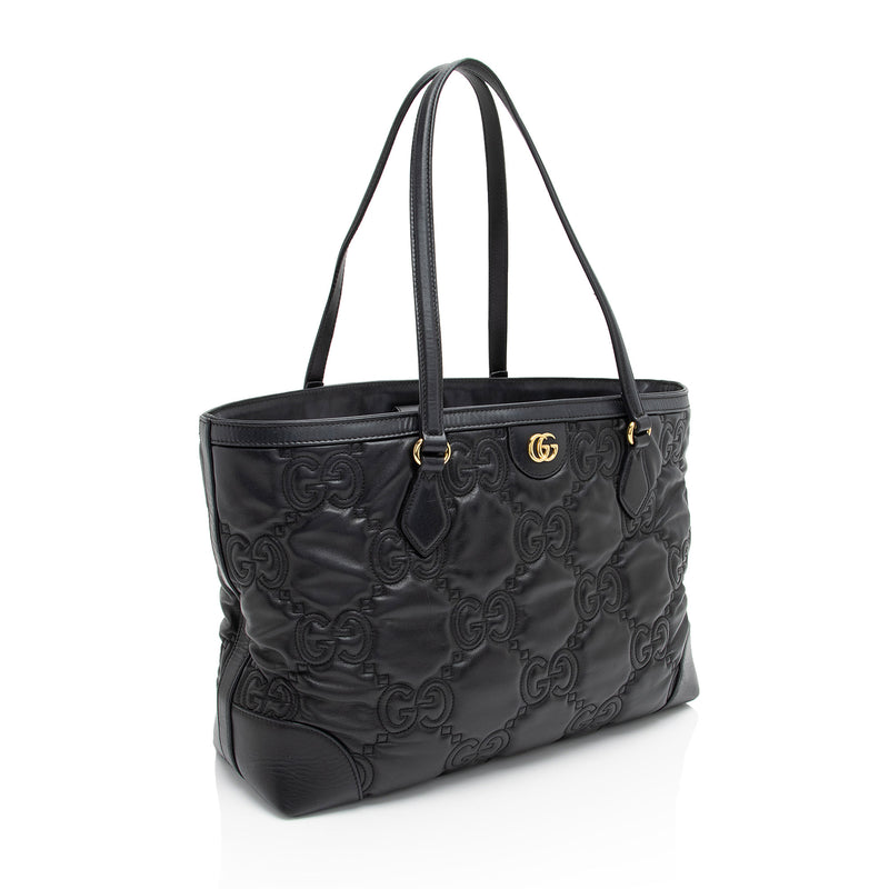 Gucci Jumbo GG Matelasse Medium Tote SHF GyLDDY LuxeDH