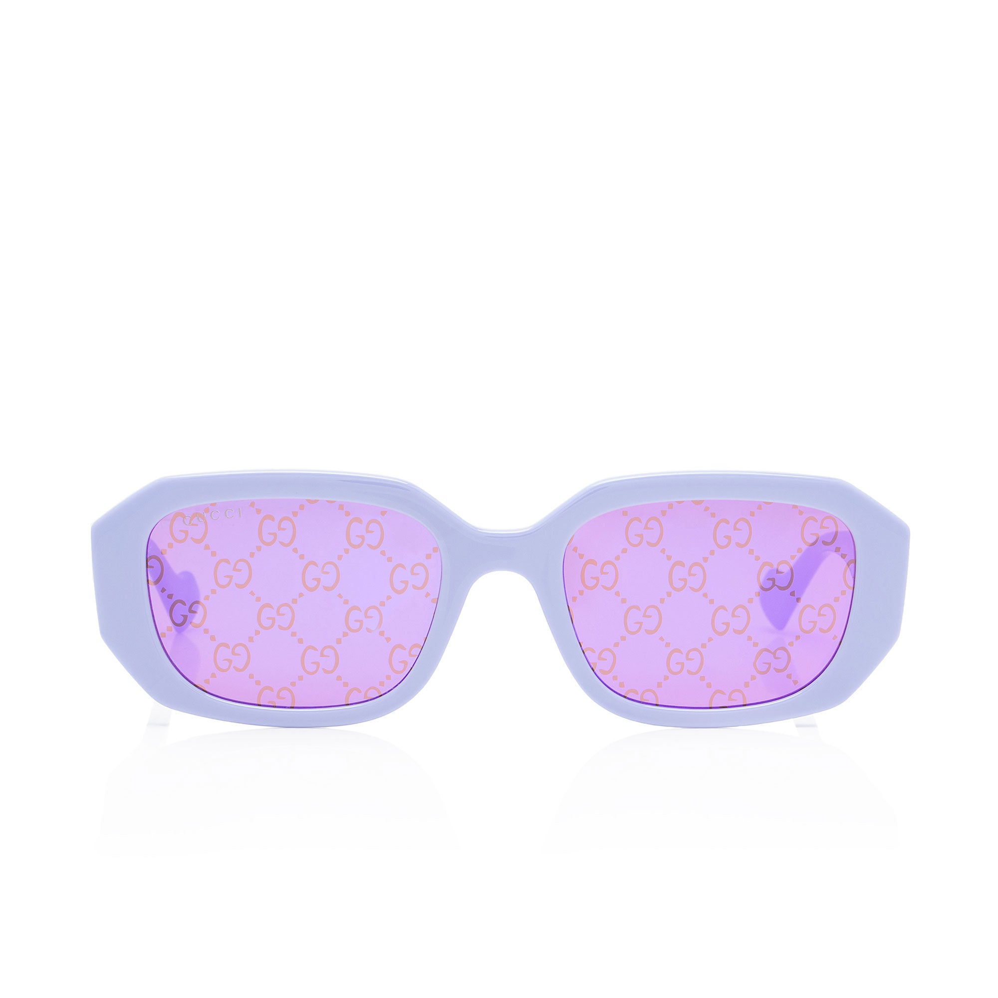 Gucci GG Mirrored Geometric Sunglasses