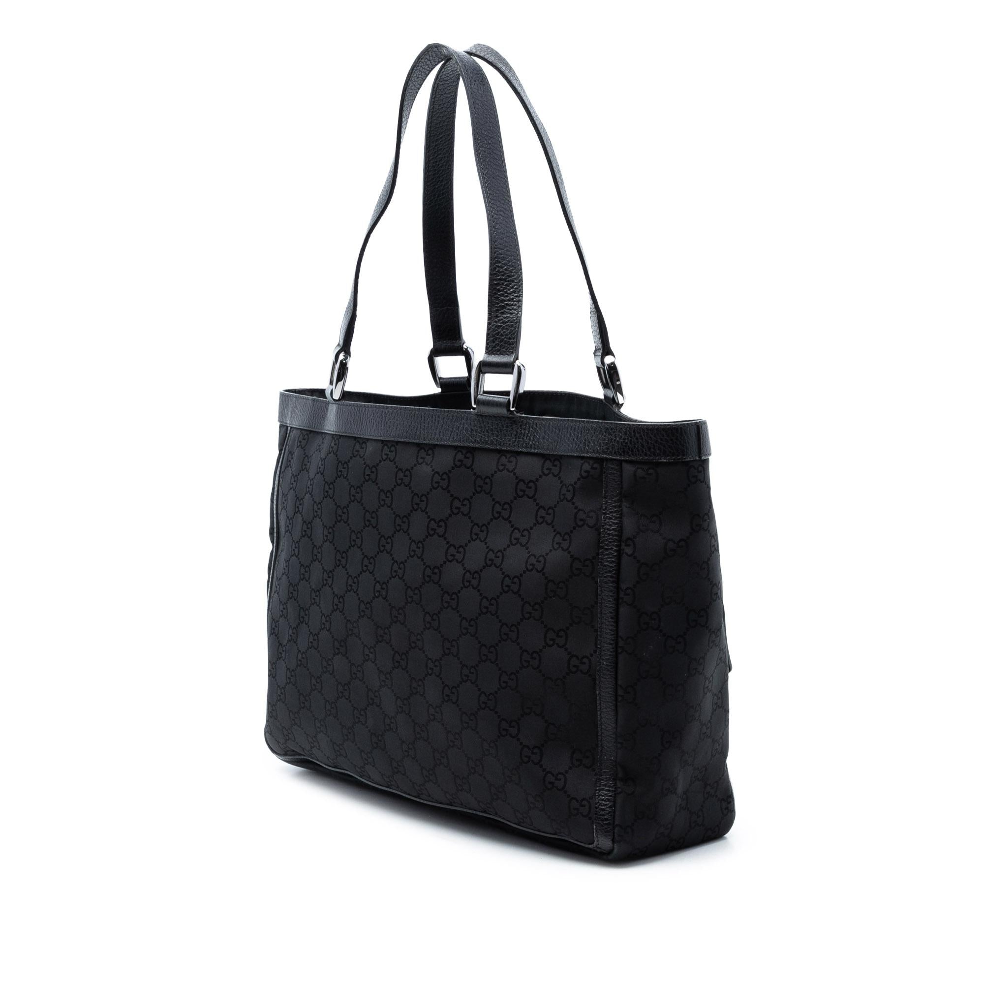 Gucci GG Nylon Abbey D Ring Pocket Tote