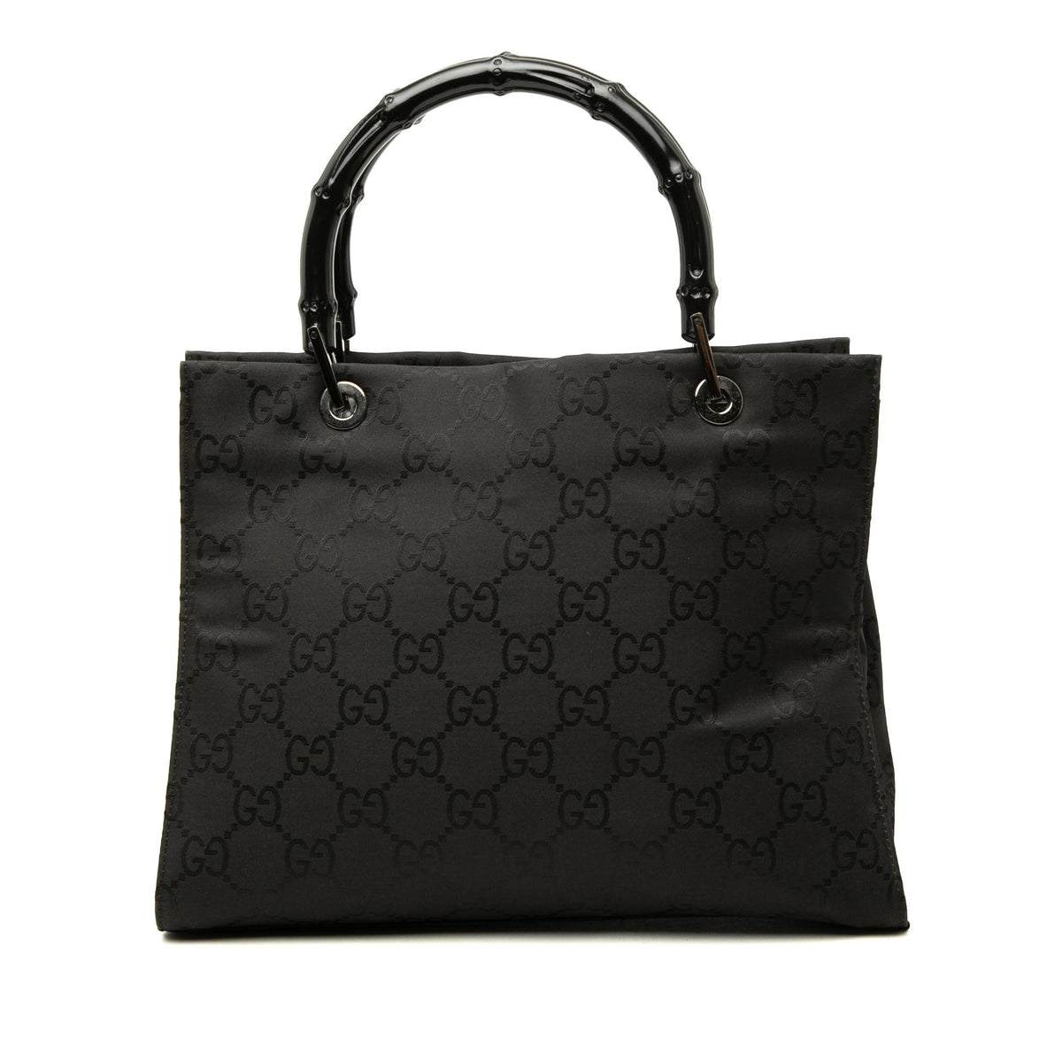 Gucci GG Nylon Bamboo Satchel