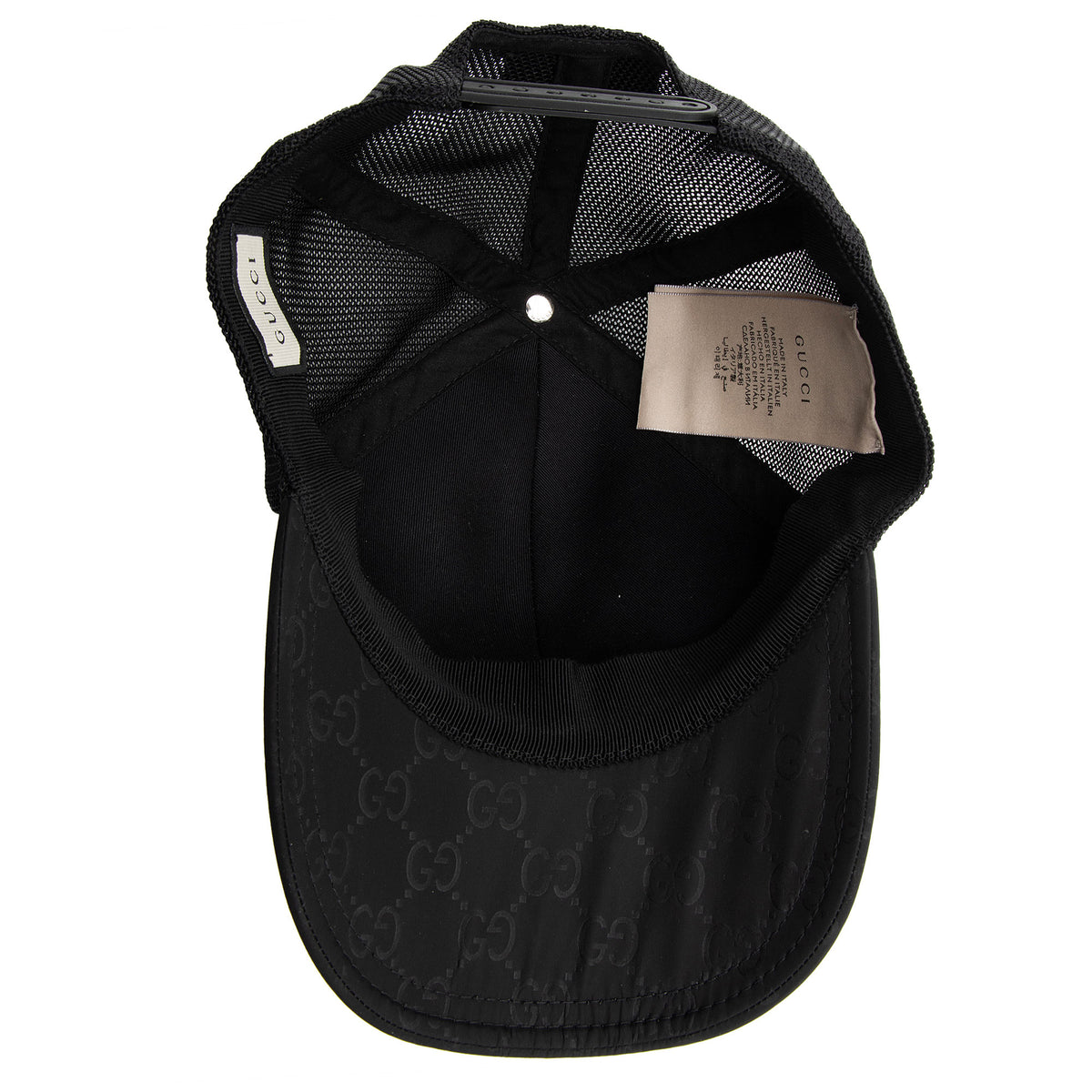 Gucci Black Interior Cap Gucci Men main image 4