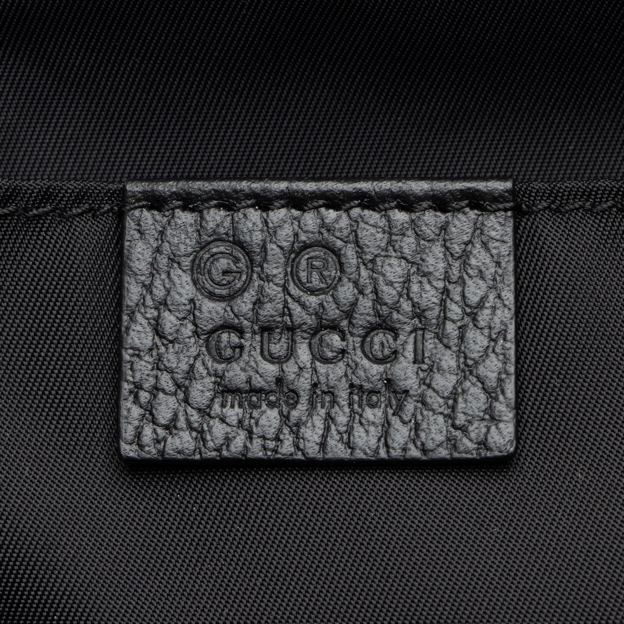 Gucci GG Nylon Buckle Double Pocket Backpack