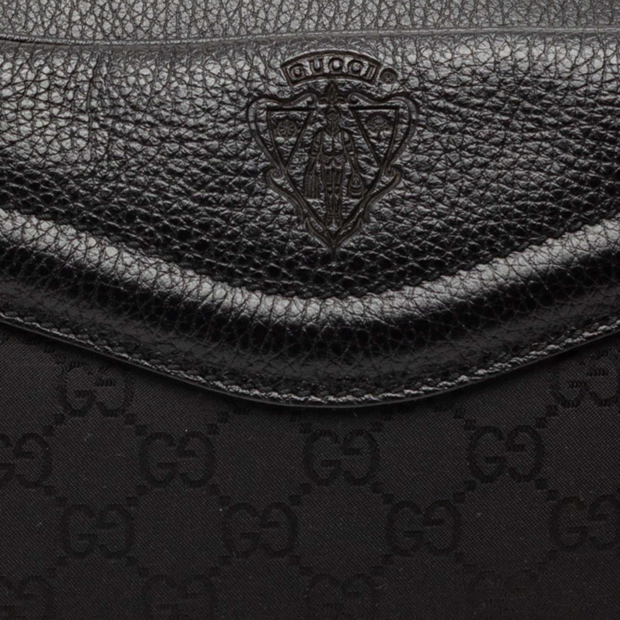 Gucci GG Nylon Crest Shoulder Bag