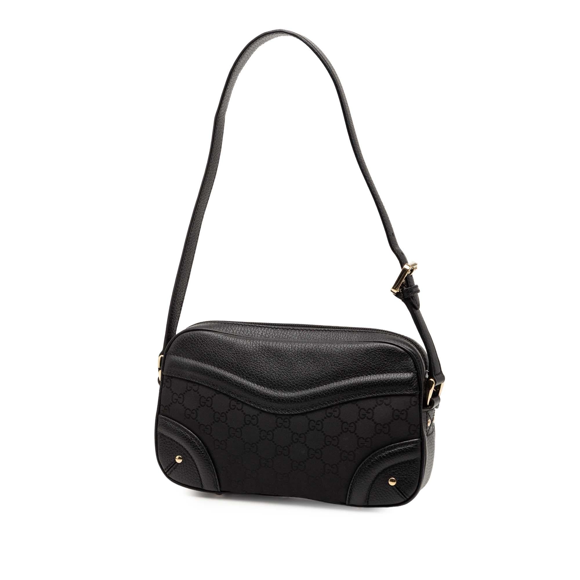 Gucci GG Nylon Crest Shoulder Bag