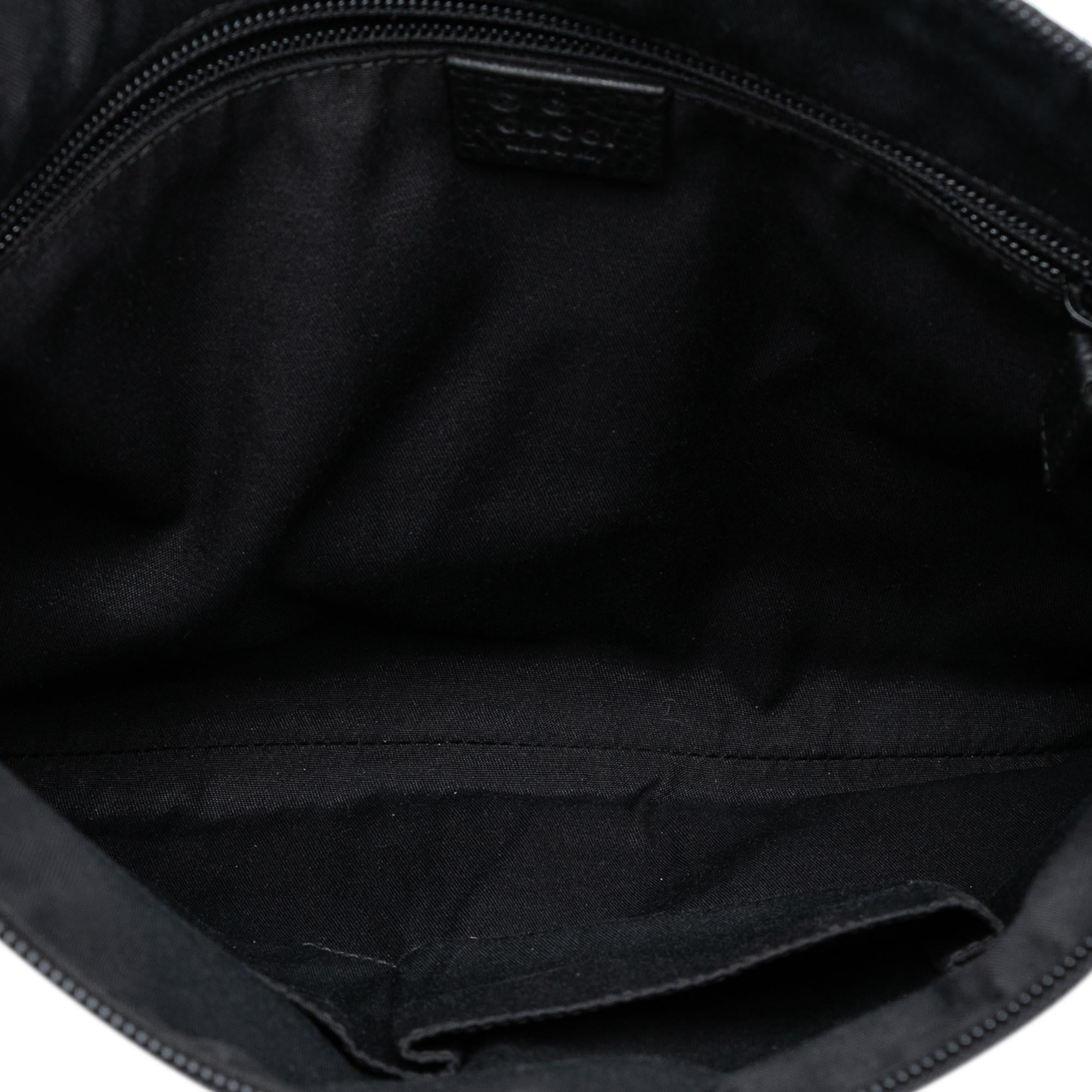Gucci GG Nylon Flat Messenger Bag