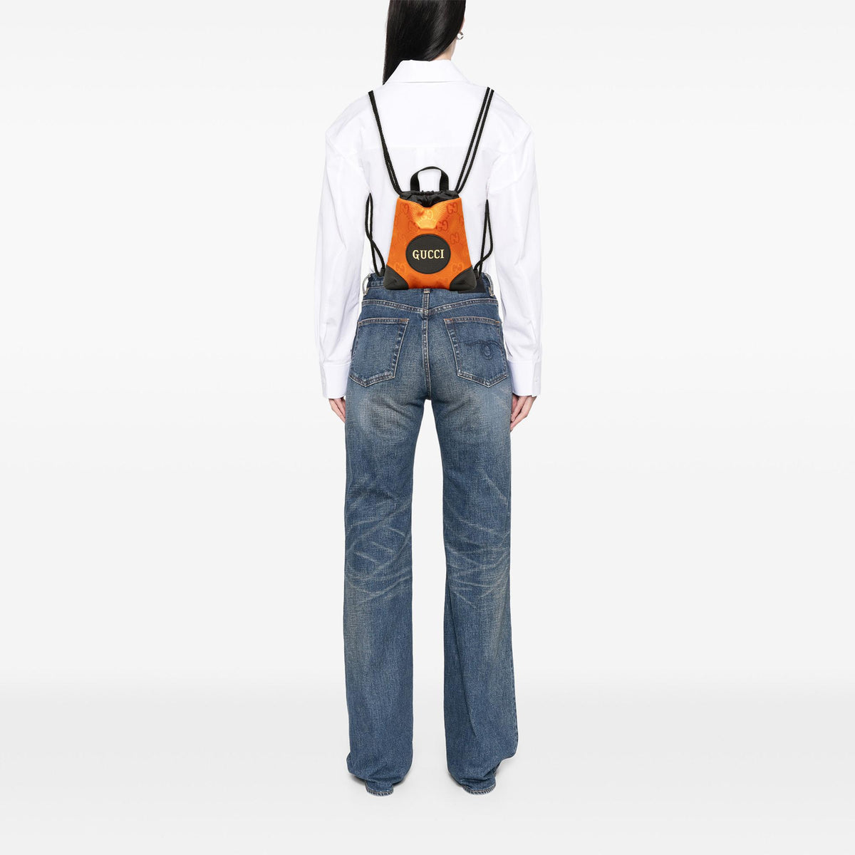 Gucci GG Nylon Off The Grid Drawstring Backpack