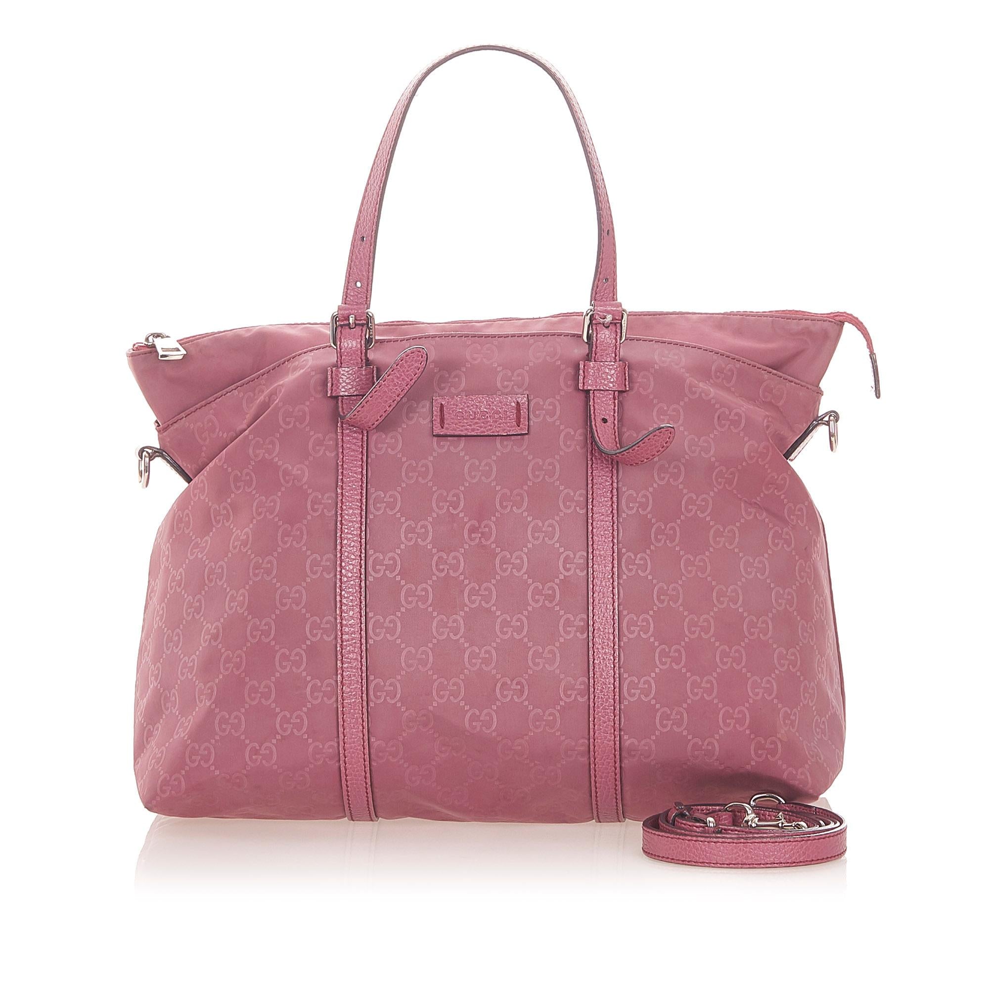 Gucci GG Nylon Satchel (SHG-32511)