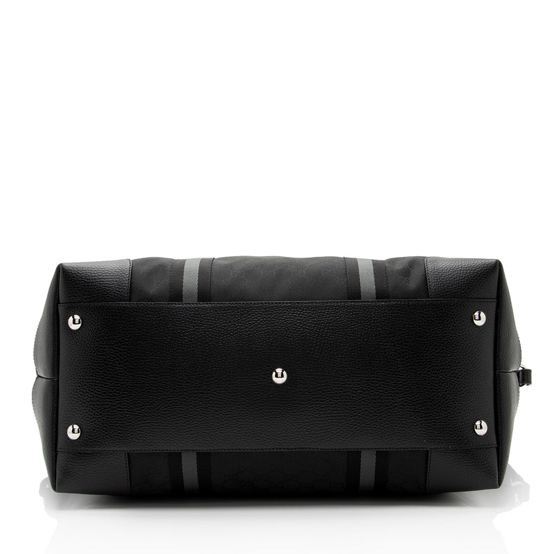 Gucci GG Nylon Travel Duffle Bag (SHF-EZRm68)