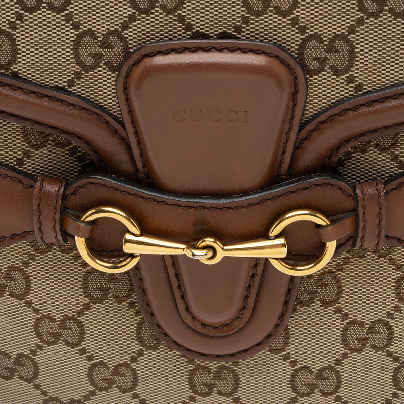 Gucci GG Original Lady Web Medium Shoulder Bag (SHF-zb626L)