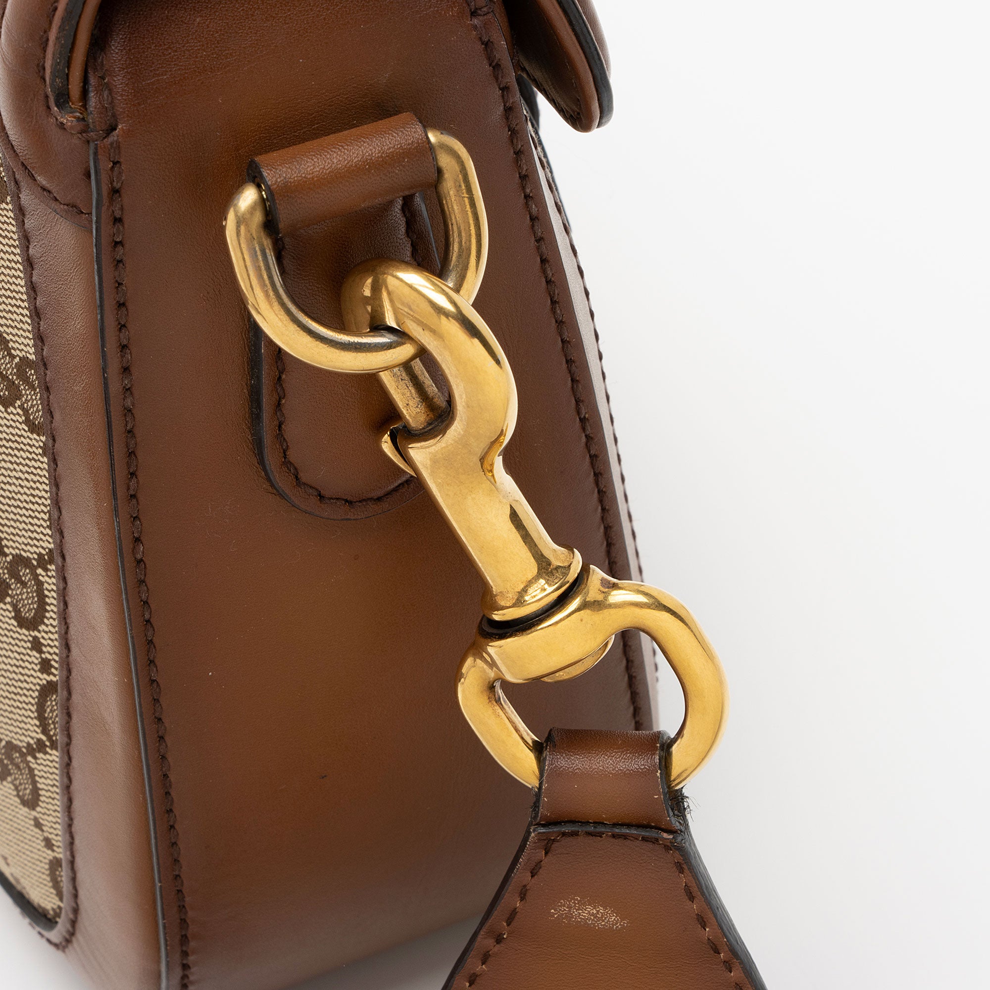 Gucci GG Original Lady Web Medium Shoulder Bag (SHF-zb626L)