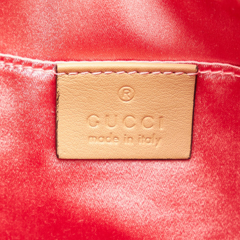 Gucci GG Pearl Studded Leather Marmont Crossbody Bag (SHG-xdcmNu)