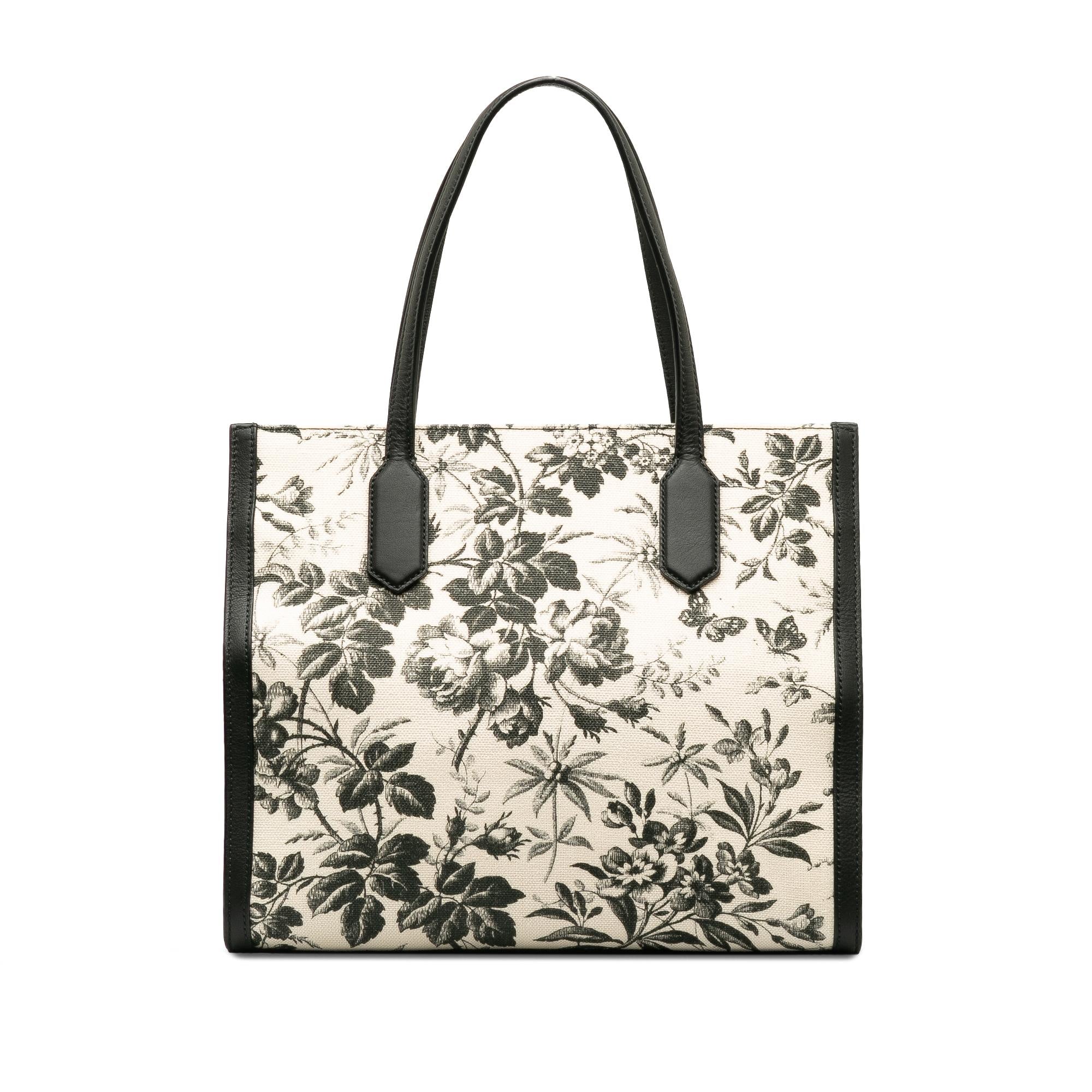 Gucci GG Ribbon Herbarium Tote (SHG-7OJiGT)