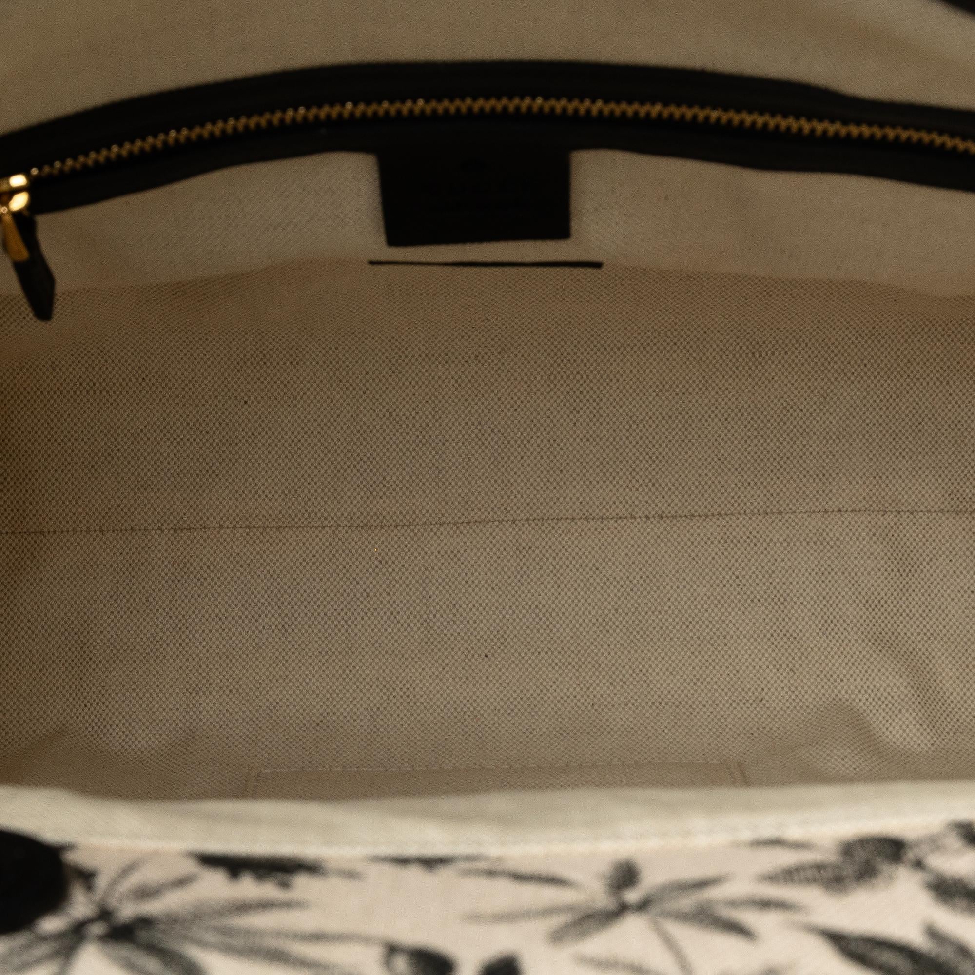 Gucci GG Ribbon Herbarium Tote (SHG-7OJiGT)