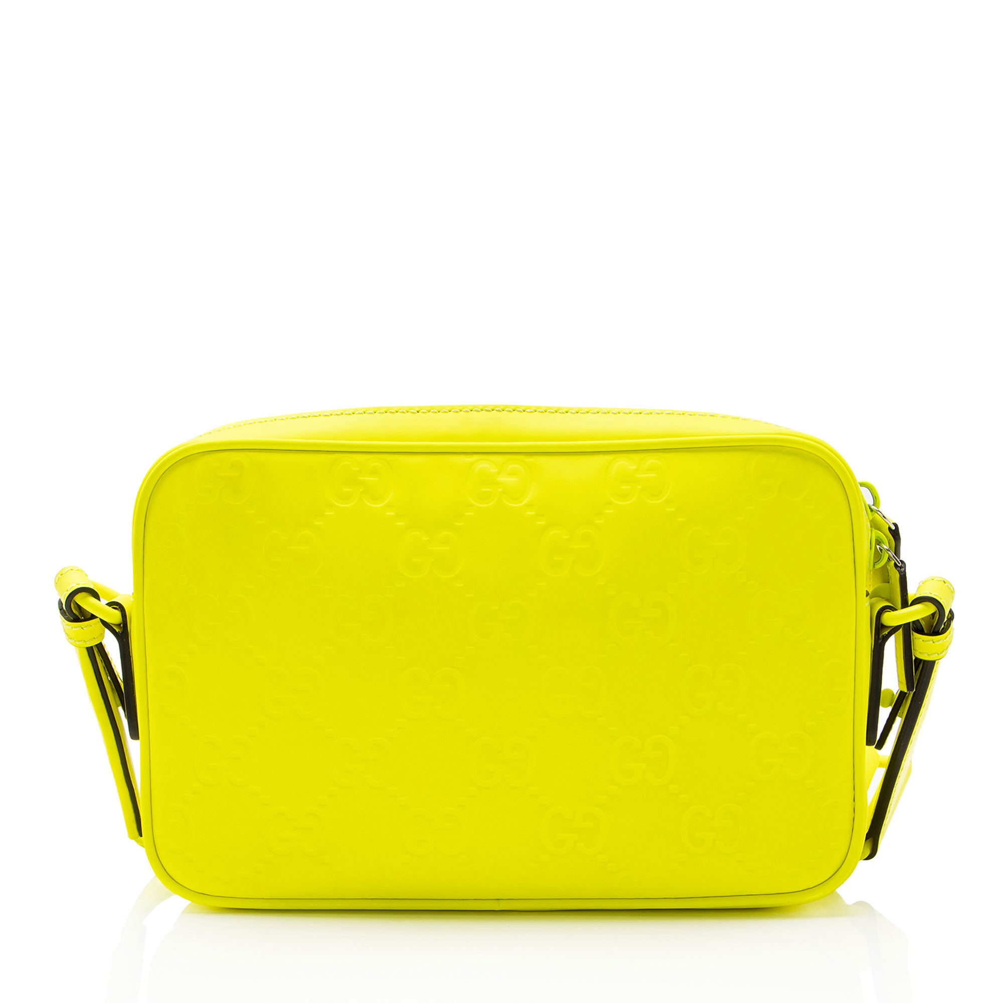 Gucci GG Rubber Effect Front Zip Crossbody
