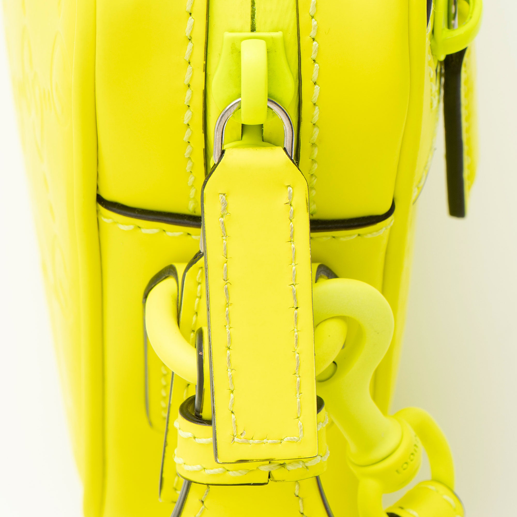 Gucci GG Rubber Effect Front Zip Crossbody