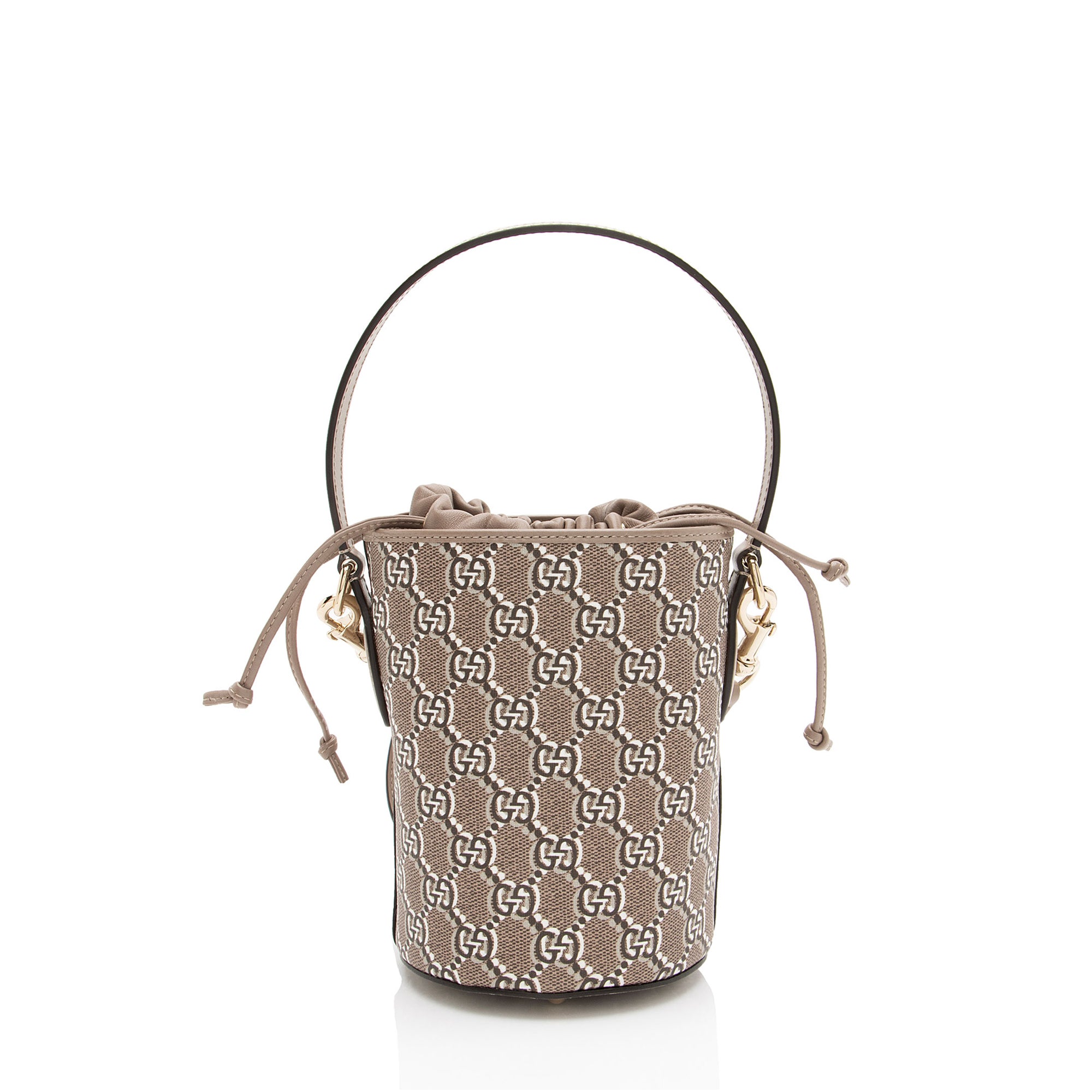 Gucci GG Shadow Drawstring Mini Bucket Crossbody