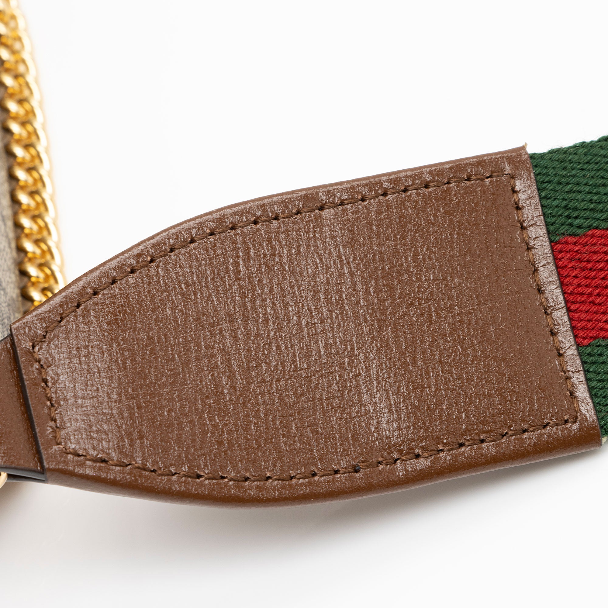 Gucci GG Supreme 1955 Horsebit Web Strap Wallet (SHF-XpjO67)