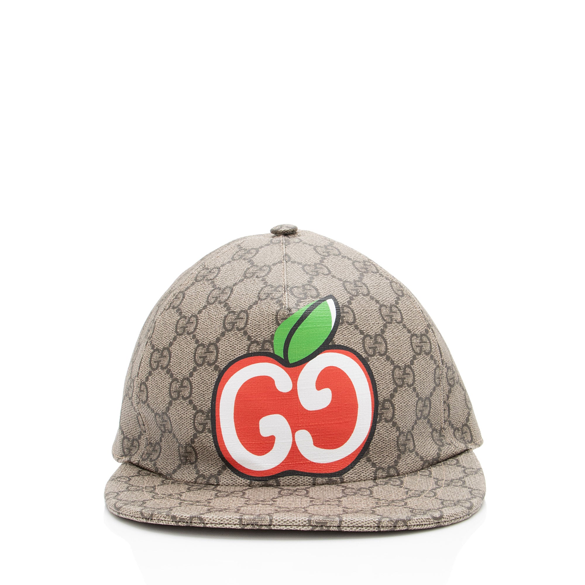 Gucci GG Supreme Apple Baseball Hat - Size M
