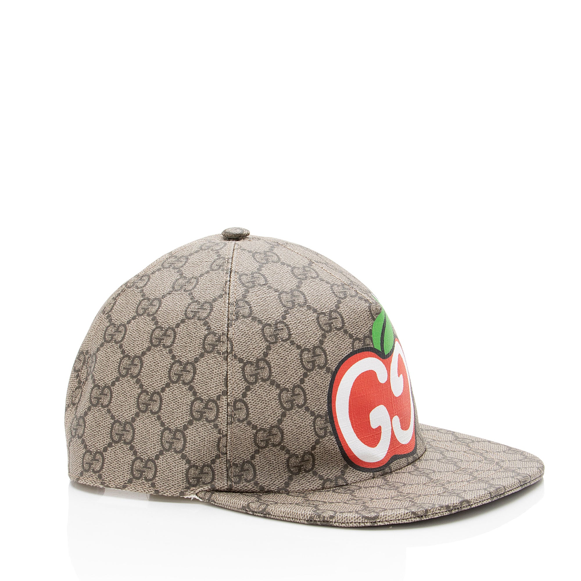 Gucci GG Supreme Apple Baseball Hat - Size M